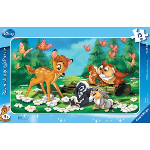 Puzzle Bambi, 15 piese