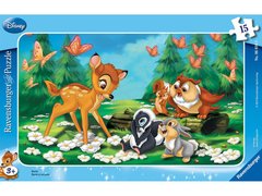 Puzzle Bambi, 15 piese